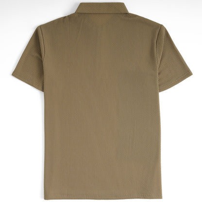Soffice Men's Short Sleeve Polo Shirt – Casual Slim Fit