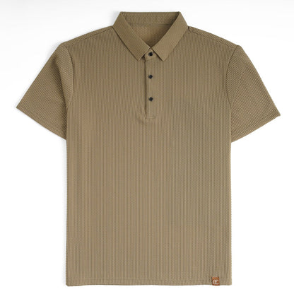 Soffice Minimale Men's Polo Shirt – Slim Fit Short Sleeve