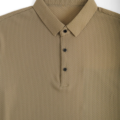 Soffice Minimale Men's Polo Shirt – Slim Fit Short Sleeve