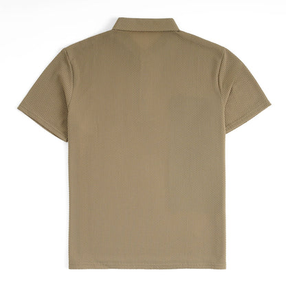 Soffice Minimale Men's Polo Shirt – Slim Fit Short Sleeve