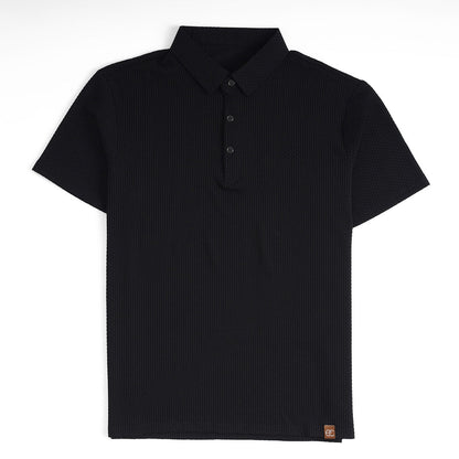 Soffice Minimale Men's Polo Shirt – Slim Fit Short Sleeve