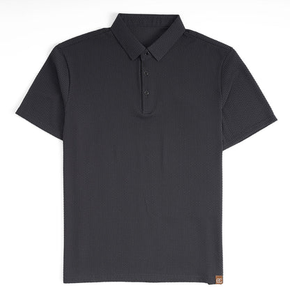 Soffice Minimale Men's Polo Shirt – Slim Fit Short Sleeve