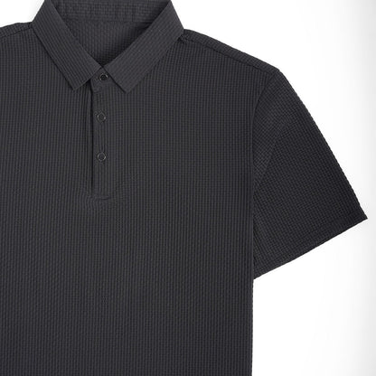 Soffice Minimale Men's Polo Shirt – Slim Fit Short Sleeve