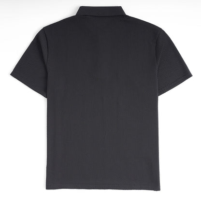 Soffice Minimale Men's Polo Shirt – Slim Fit Short Sleeve