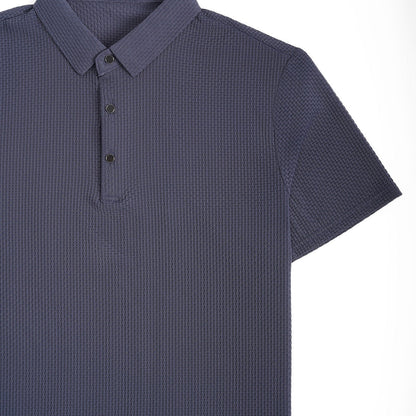 Soffice Minimale Men's Polo Shirt – Slim Fit Short Sleeve