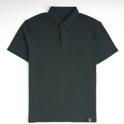 Soffice Minimale Men's Polo Shirt – Slim Fit Short Sleeve