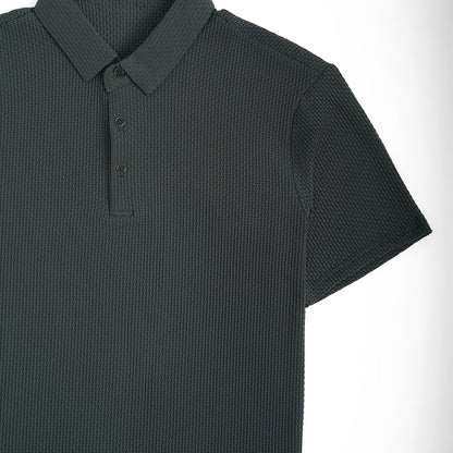Soffice Minimale Men's Polo Shirt – Slim Fit Short Sleeve