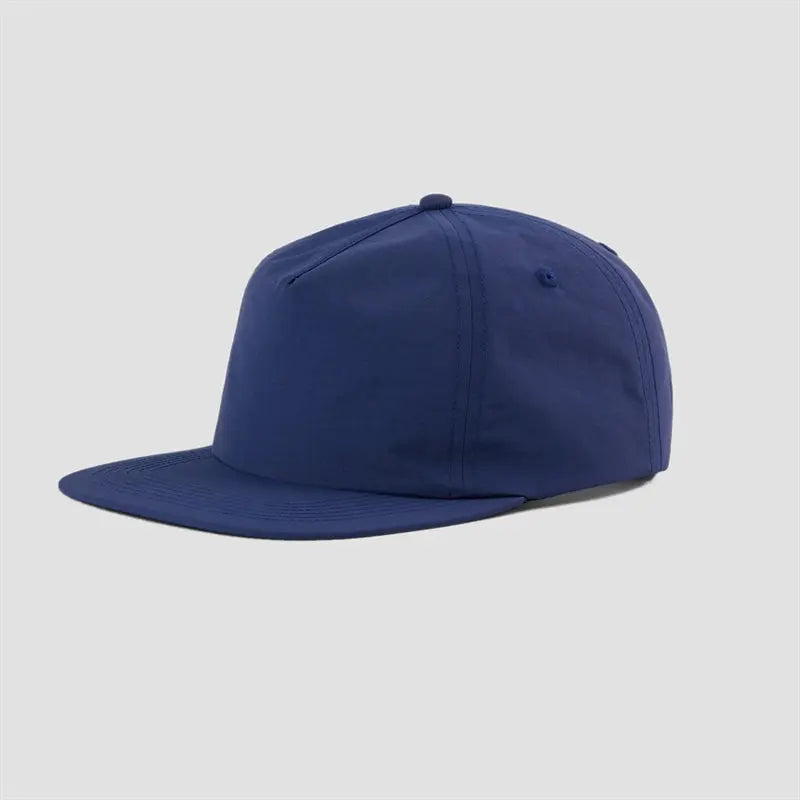 Flat Brim 5-Panel Nylon Camper Cap