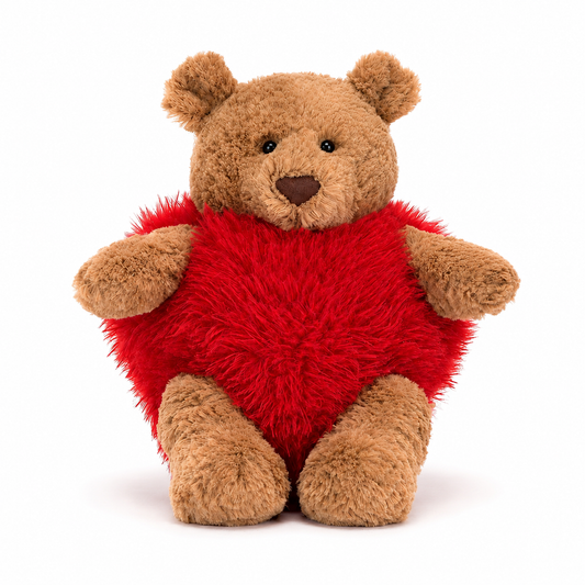 Red Heart Bear Plush Toy