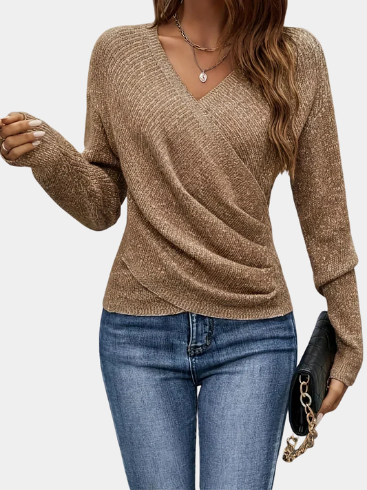 Classic everyday knitted jumper for women | Elena