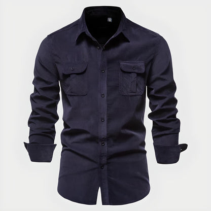 Battistilo Veloso Men's Cotton Corduroy Shirt – Casual Essential
