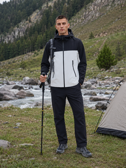 Hooded Waterproof Windproof Shell Jacket xx