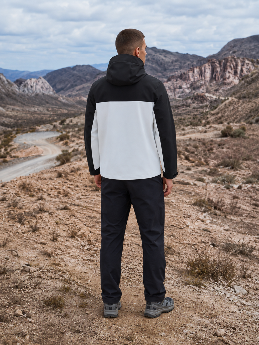 Hooded Waterproof Windproof Shell Jacket xx
