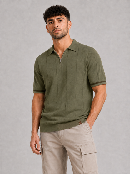 Short-Sleeve Viscose Blend Top