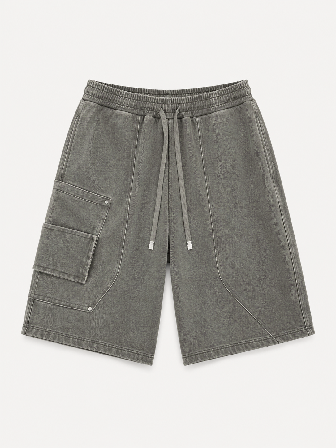 Straight-Leg Cotton Casual Shorts