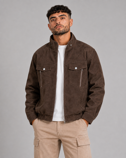 Korean Style Stand Collar Jacket