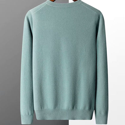 Aria Men's Merino Wool Sweater – Classic Lightweight Knit