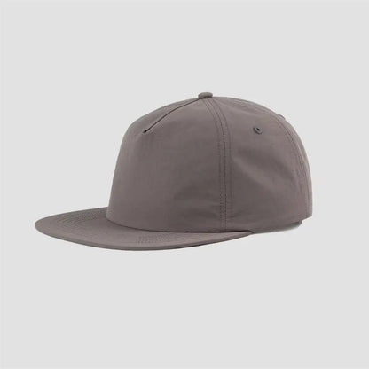 Flat Brim 5-Panel Nylon Camper Cap