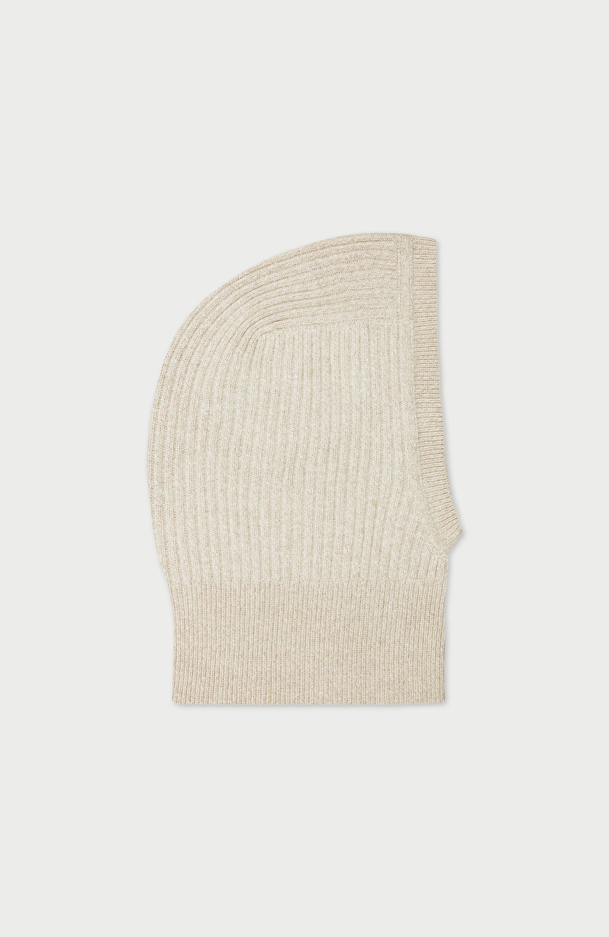 Merino Cashmere Ribbed Open Face Balaclava
