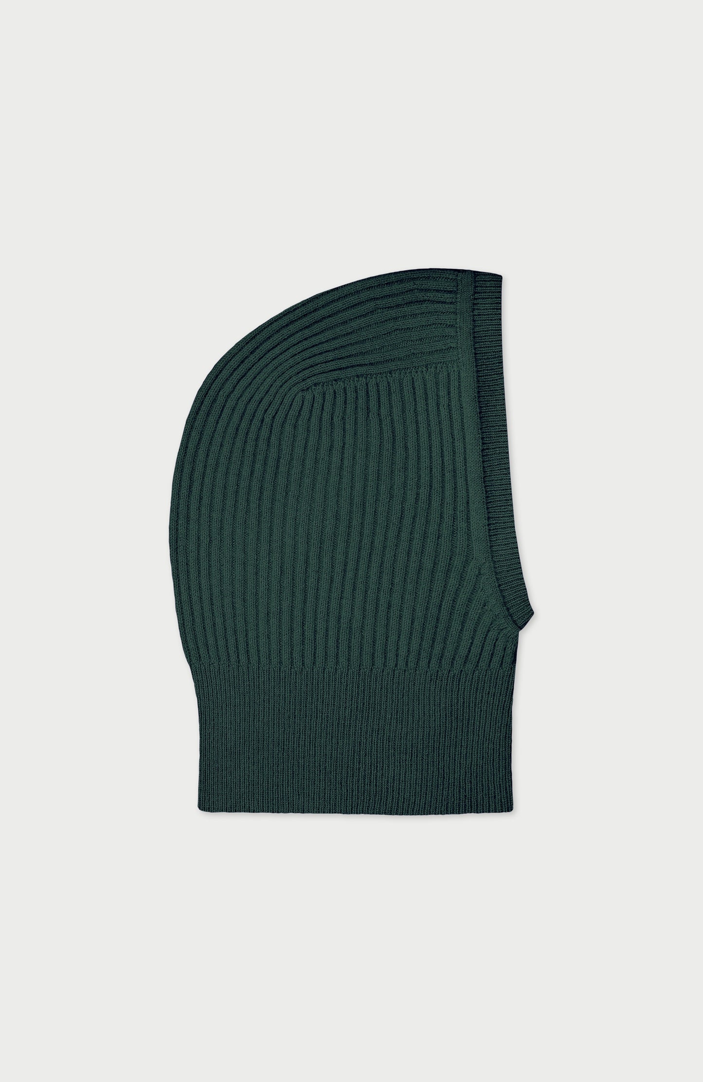 Merino Cashmere Ribbed Open Face Balaclava