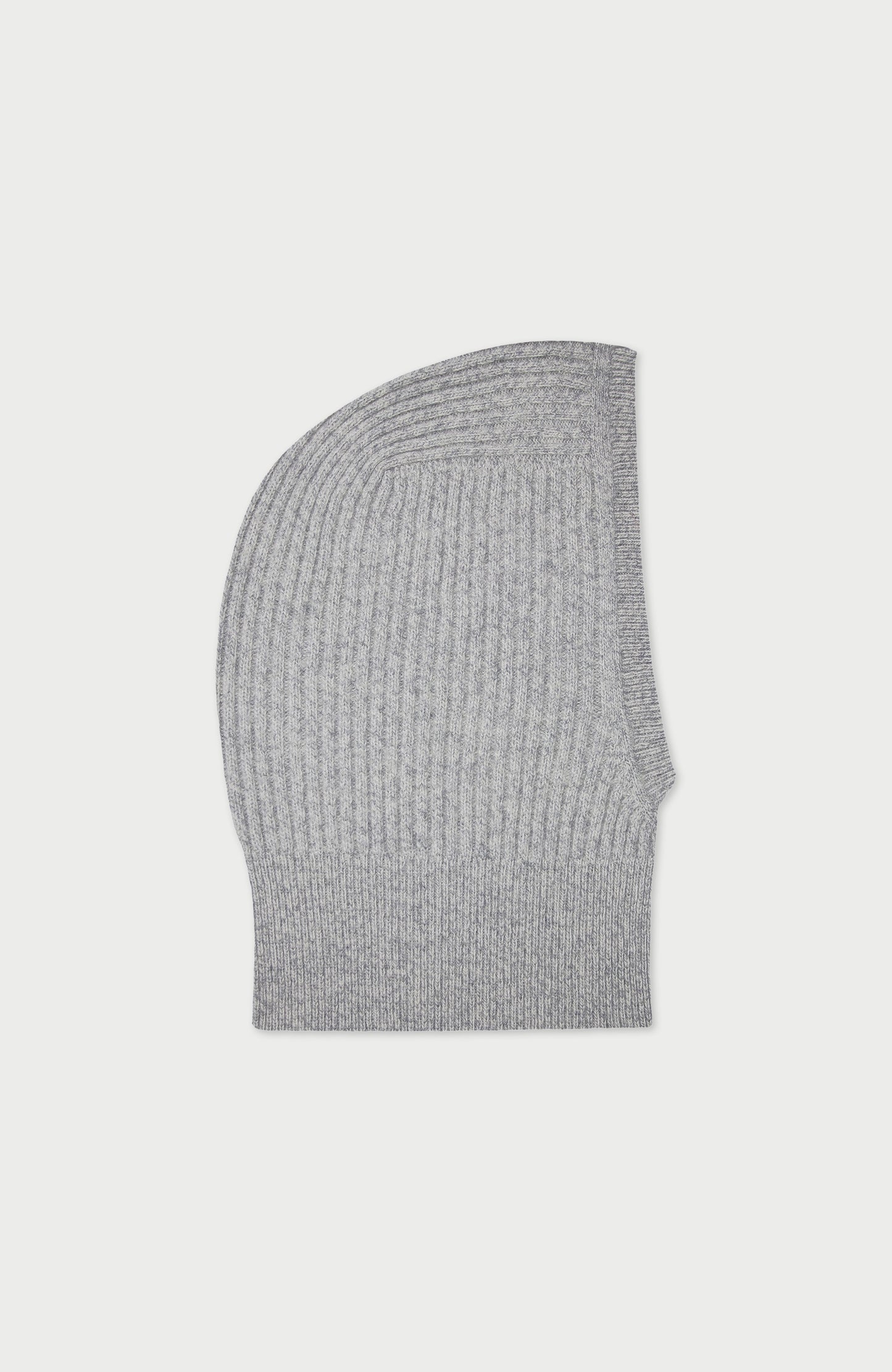 Merino Cashmere Ribbed Open Face Balaclava