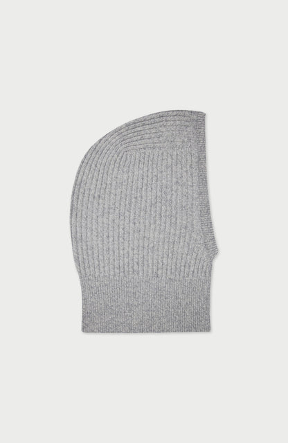 Merino Cashmere Ribbed Open Face Balaclava
