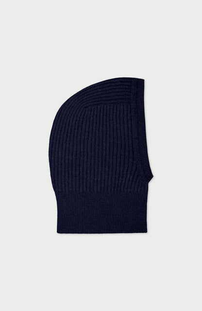 Merino Cashmere Ribbed Open Face Balaclava