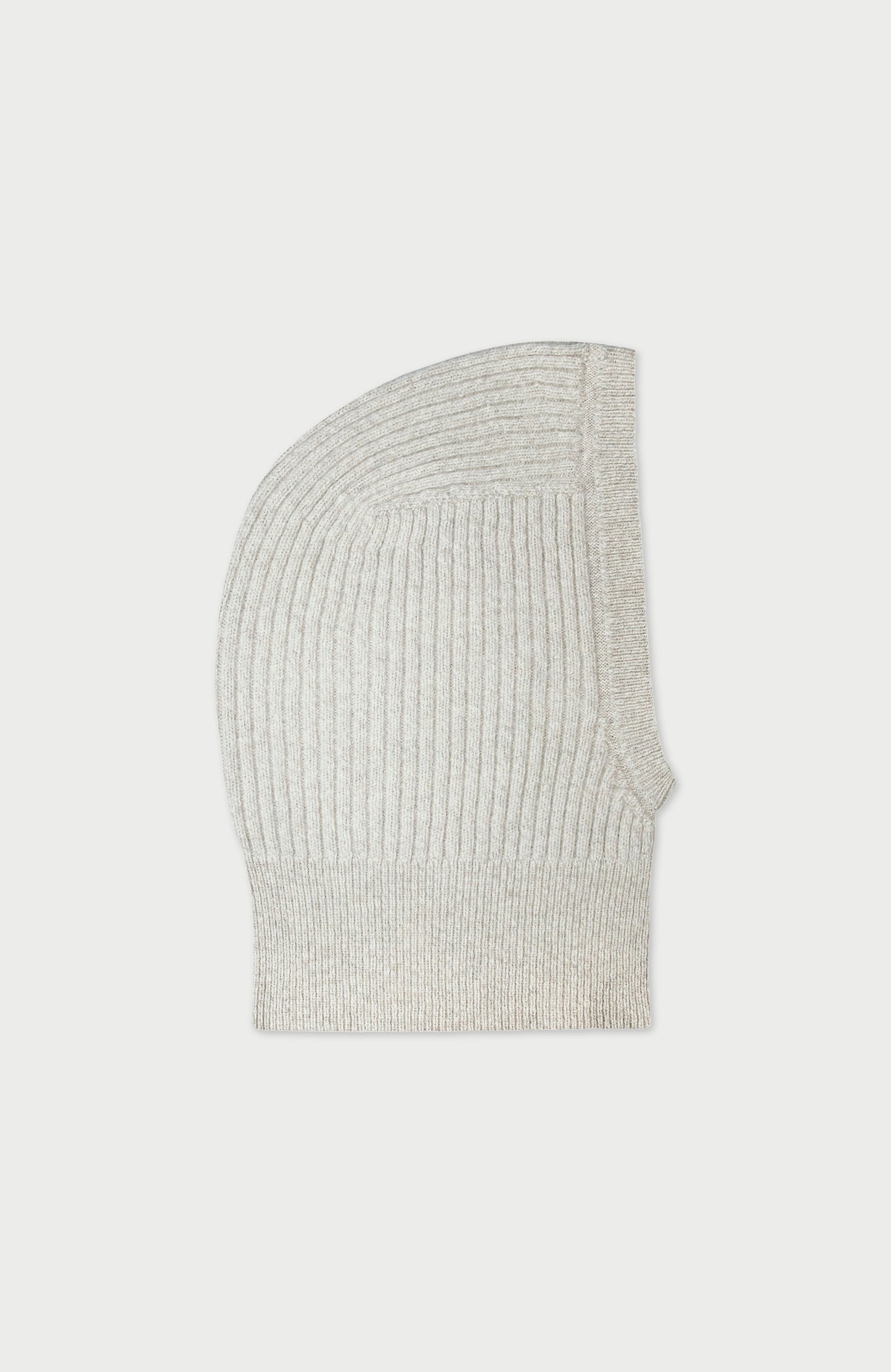 Merino Cashmere Ribbed Open Face Balaclava