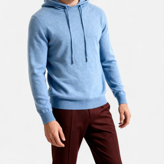 Classic cashmere everyday hoodie for men