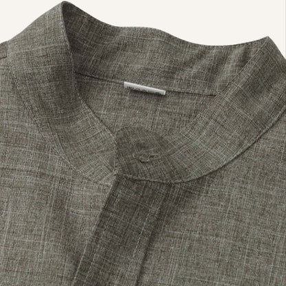 Mandarin Shirt Refined Escape