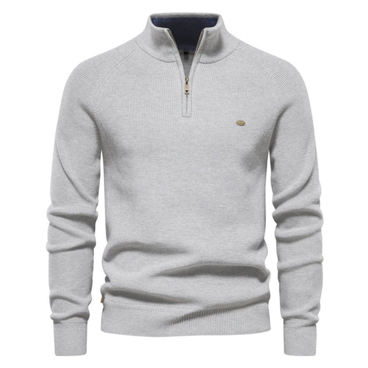 Half-zip knit sweater for men | Luke