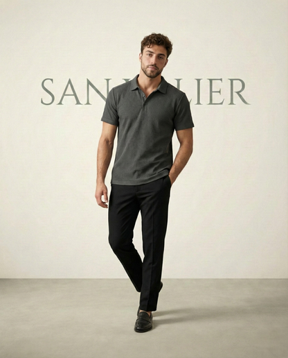 Men’s Old Money Polo - Arrevier (Anti-Wrinkle)
