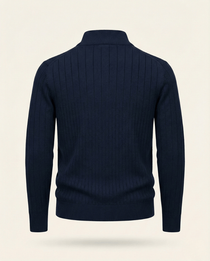 Quarter-Zip Sweater Ribbed Heritage