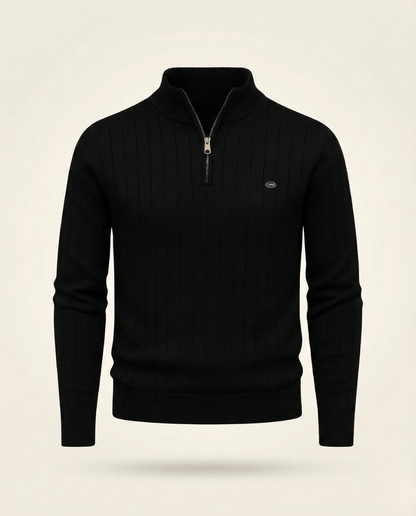 Quarter-Zip Sweater Ribbed Heritage