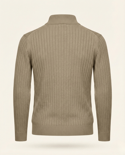 Quarter-Zip Sweater Ribbed Heritage