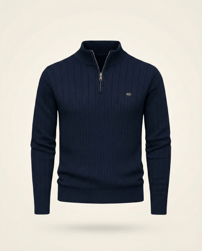 Quarter-Zip Sweater Ribbed Heritage