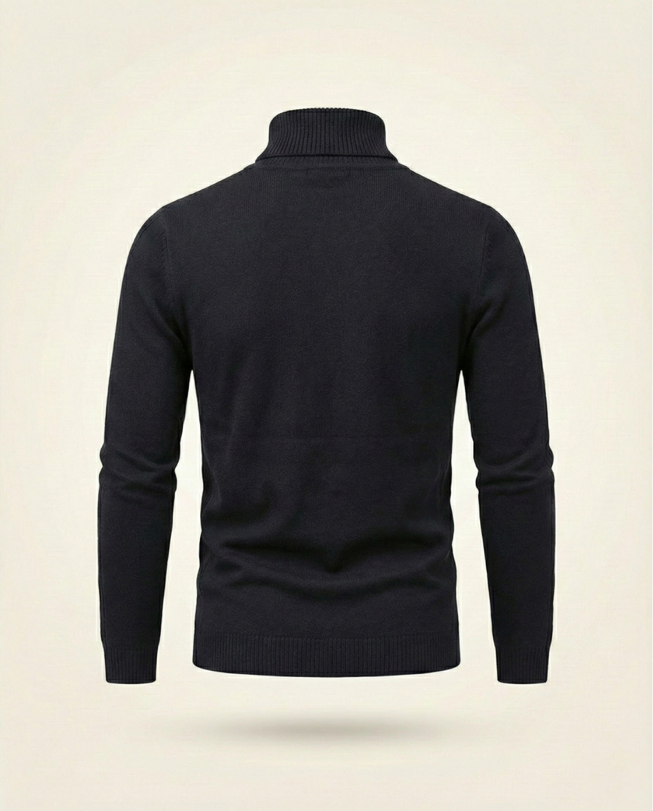 Pullover Sweater Refined Neck