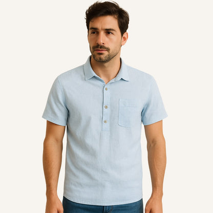 Linen Polo Shirt Salerno Heritage