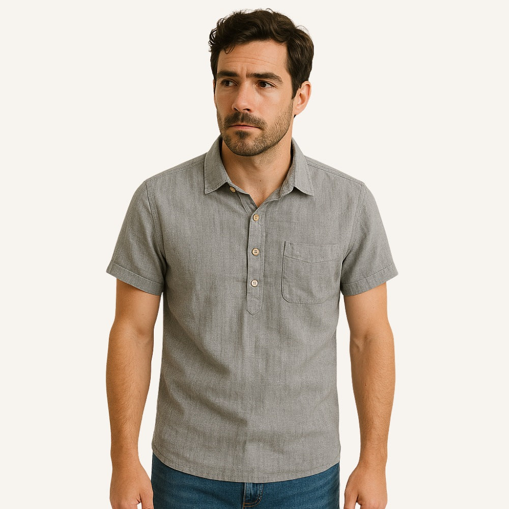 Linen Polo Shirt Salerno Heritage