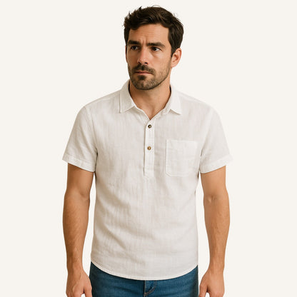 Linen Polo Shirt Salerno Heritage