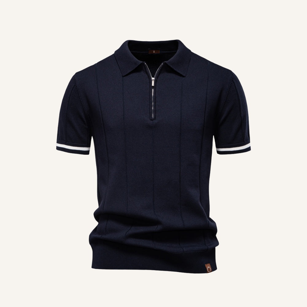 Polo Shirt Riviera Zip Knit