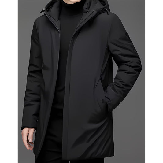 Long insulated warm winter jacket for men | Tristan