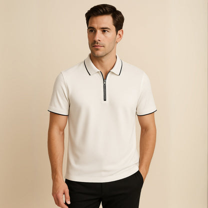 Polo Shirt Signature Zip