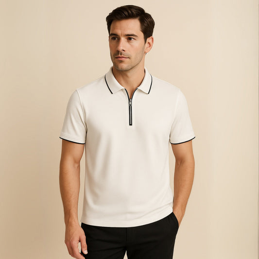 Polo Shirt Signature Zip