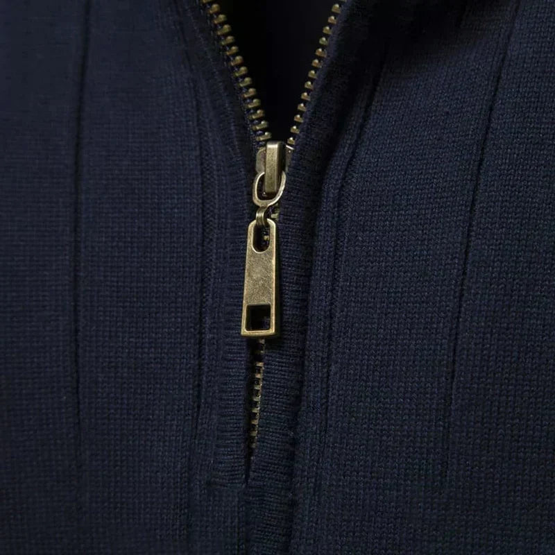 Quarter-Zip Sweater Ribbed Heritage
