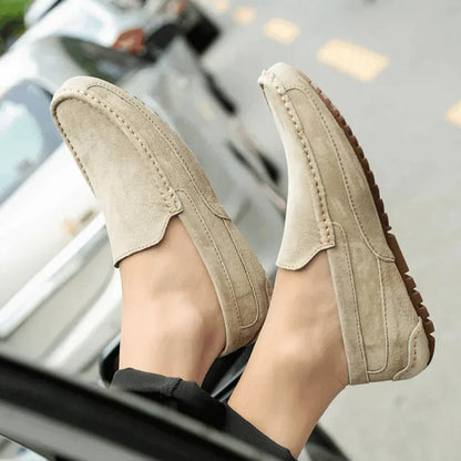 Suede Loafers Ivory Walk