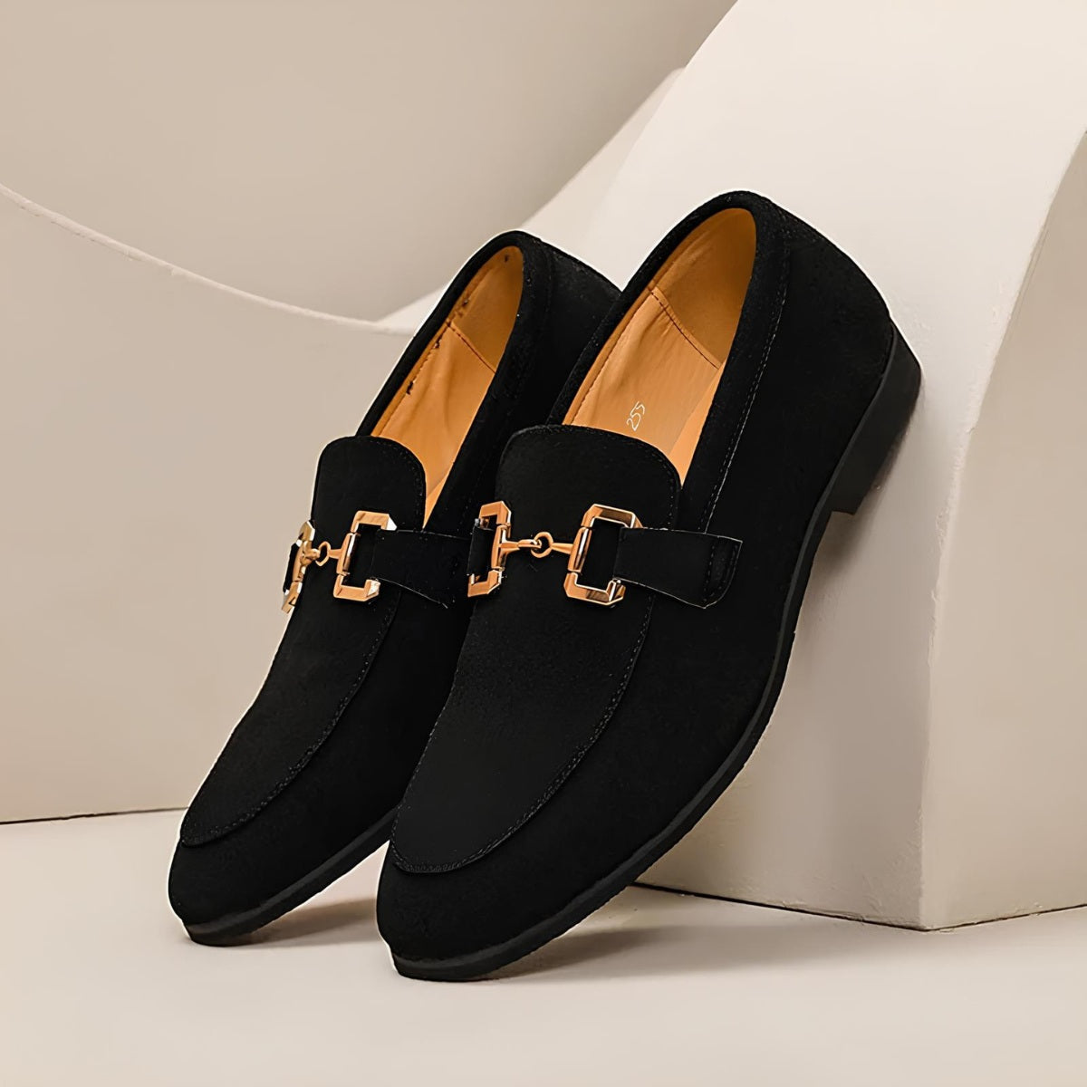 Minimal Suede Loafer Carvell Line