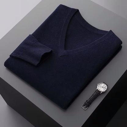 Aria Men's Merino Wool Sweater – Classic Lightweight Knit