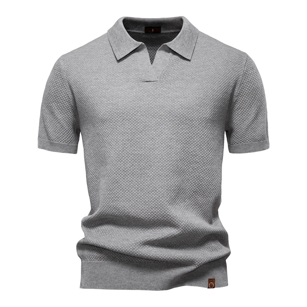 Short-Sleeve Viscose Blend Top