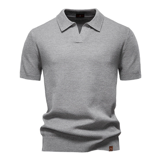 Short-Sleeve Viscose Blend Top